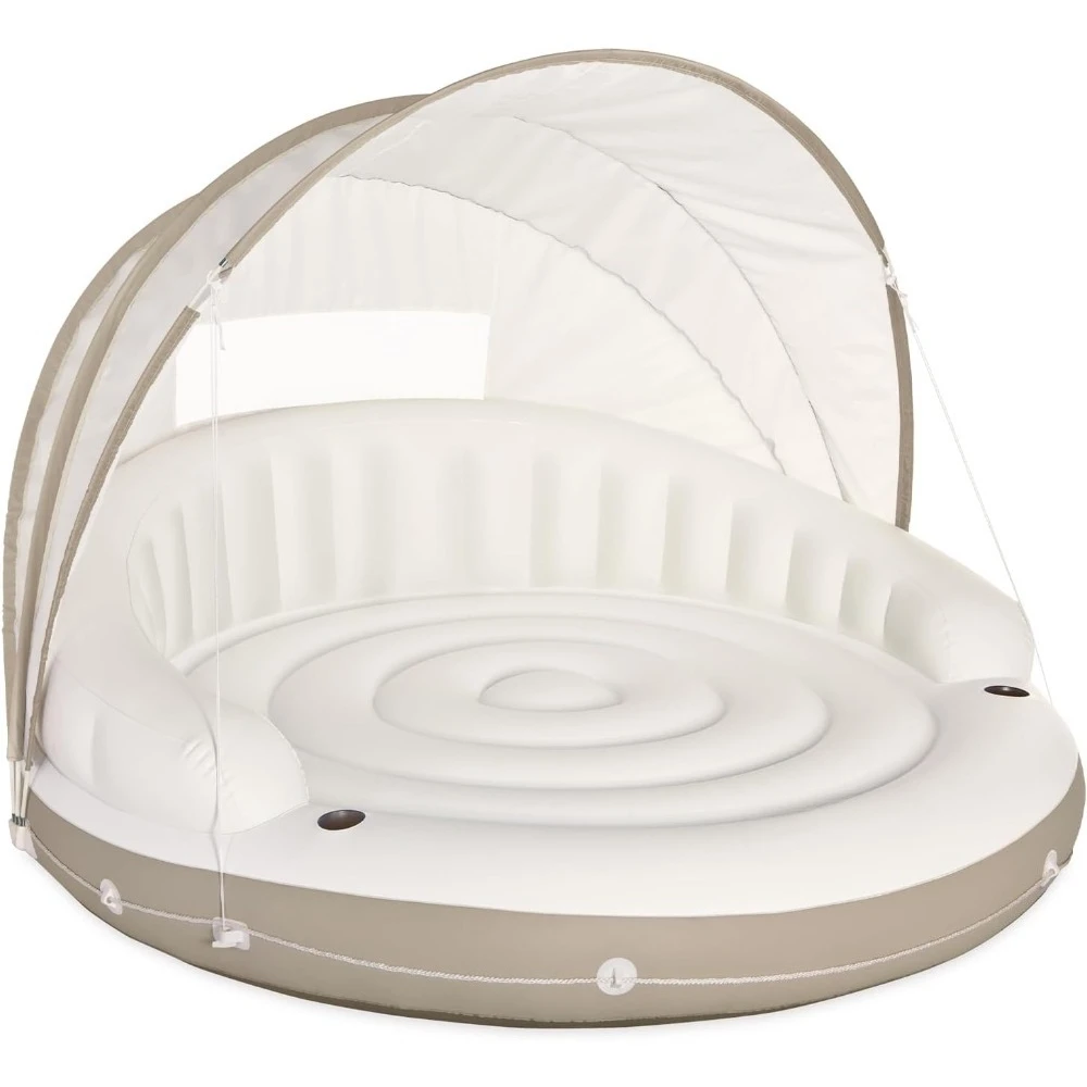 Outdoor Furniture For Pool - Nadmuchiwany materac do pływania Canopy Island: