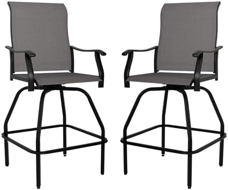 Outdoor Furniture Grey - Zestaw barowy na patio 2 szt.