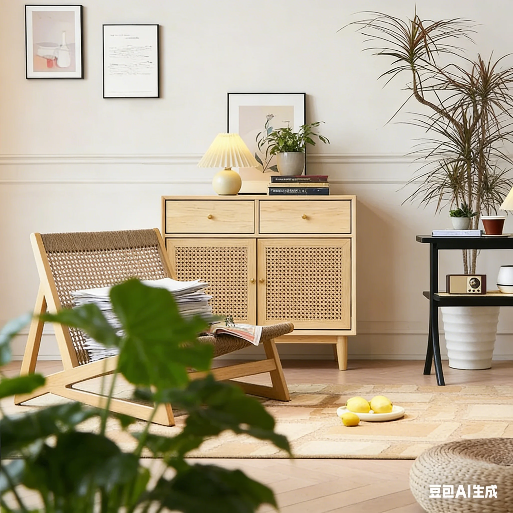 Outdoor Furniture Japanese Style - AOLIVIYA Japoński Styl Nowoczesny Minimalistyczny Fotel