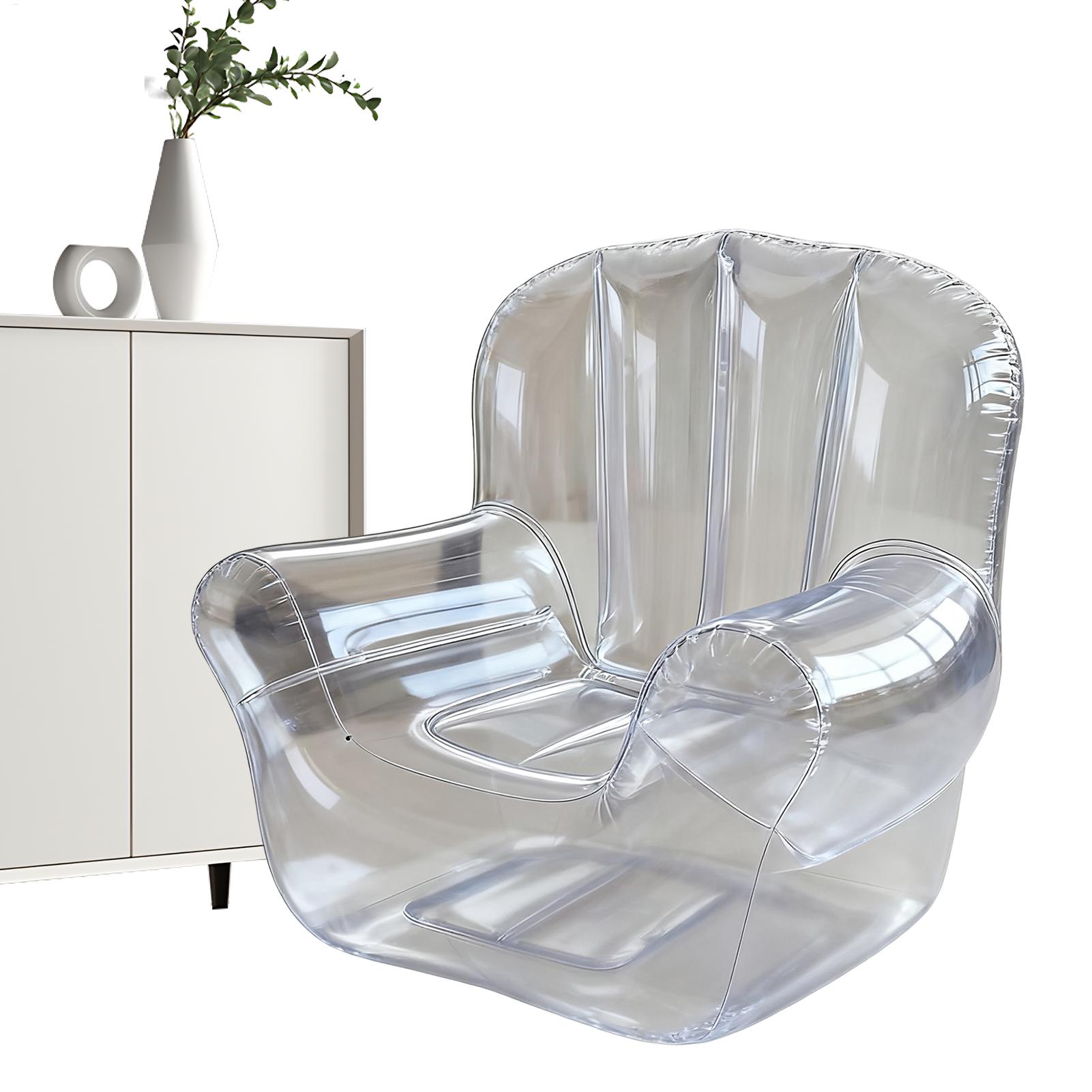 Outdoor Furniture For Pool - Gruba Przezroczysta Sofa PVC Nadmuchiwana Sofa