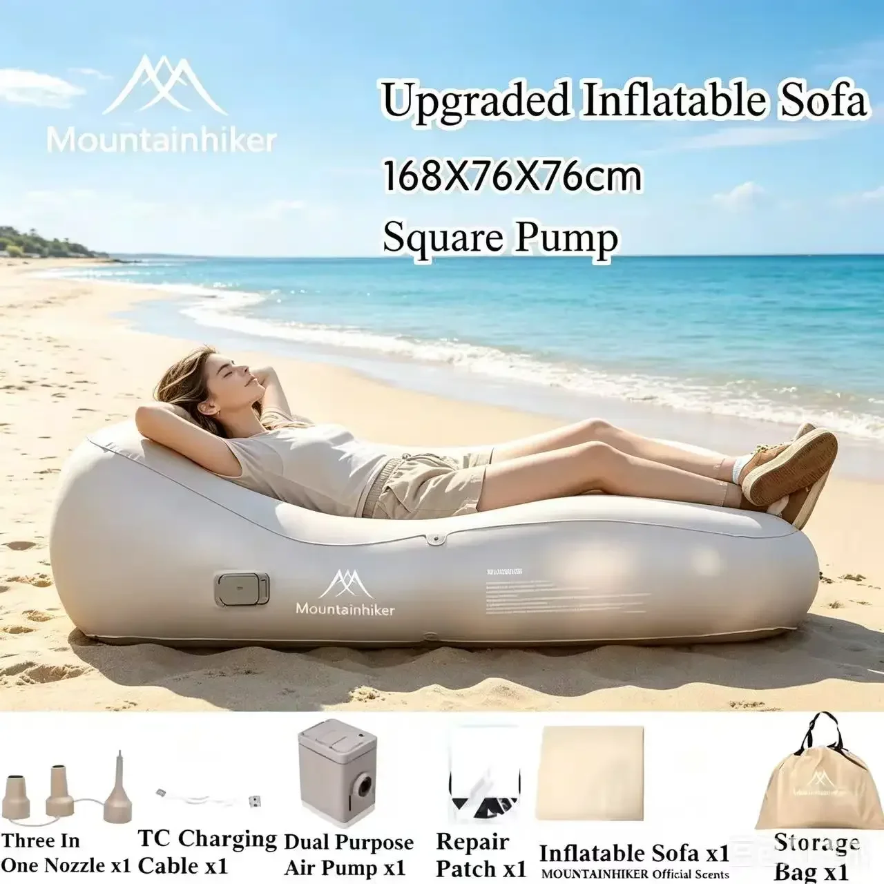 Outdoor Furniture Japanese Style - Najnowsza dmuchana sofa ogrodowa, składane krzesło,