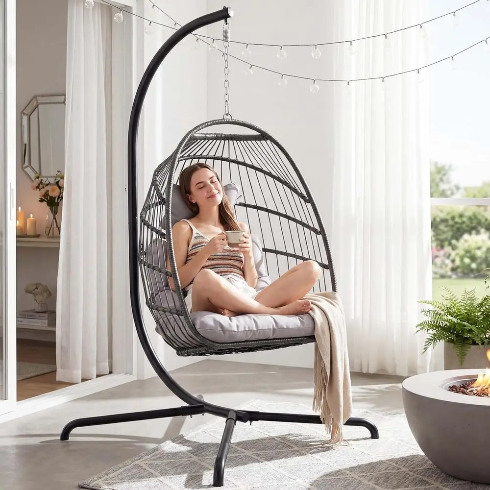 Hanging Egg Chair - Wiszące krzesło jajko do użytku na