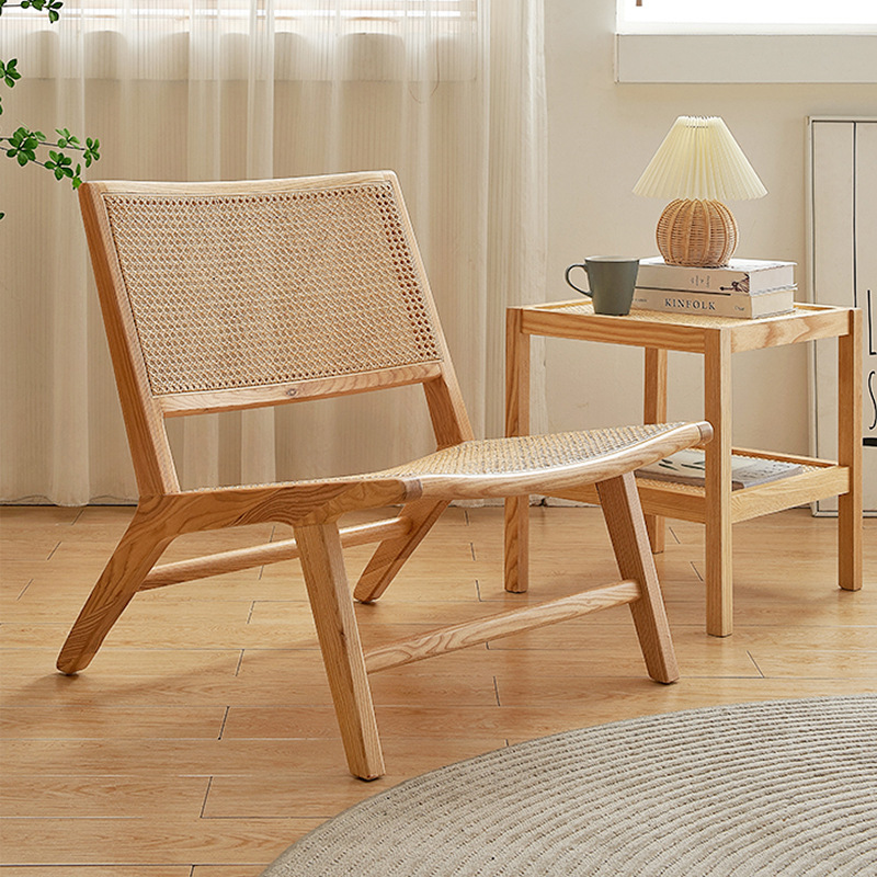 Outdoor Furniture Japanese Style - Krzesło wypoczynkowe z plecionki z winorośli,