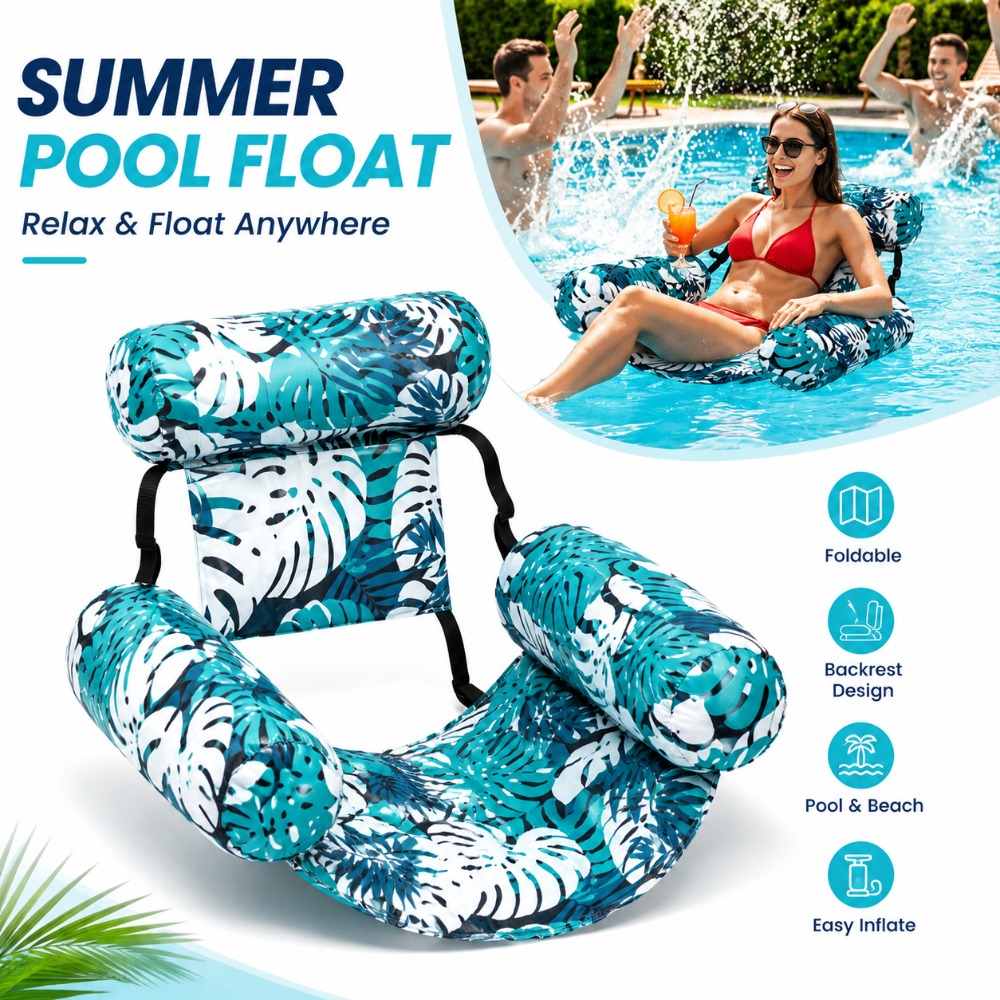 Outdoor Furniture For Pool - Wytrzymałe dmuchane krzesło do pływania, dmuchane