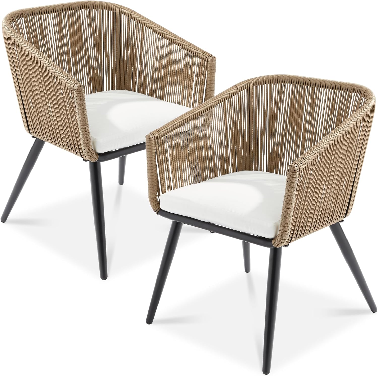 Outdoor Furniture Metal Chairs - Krzesła do jadalni na patio z