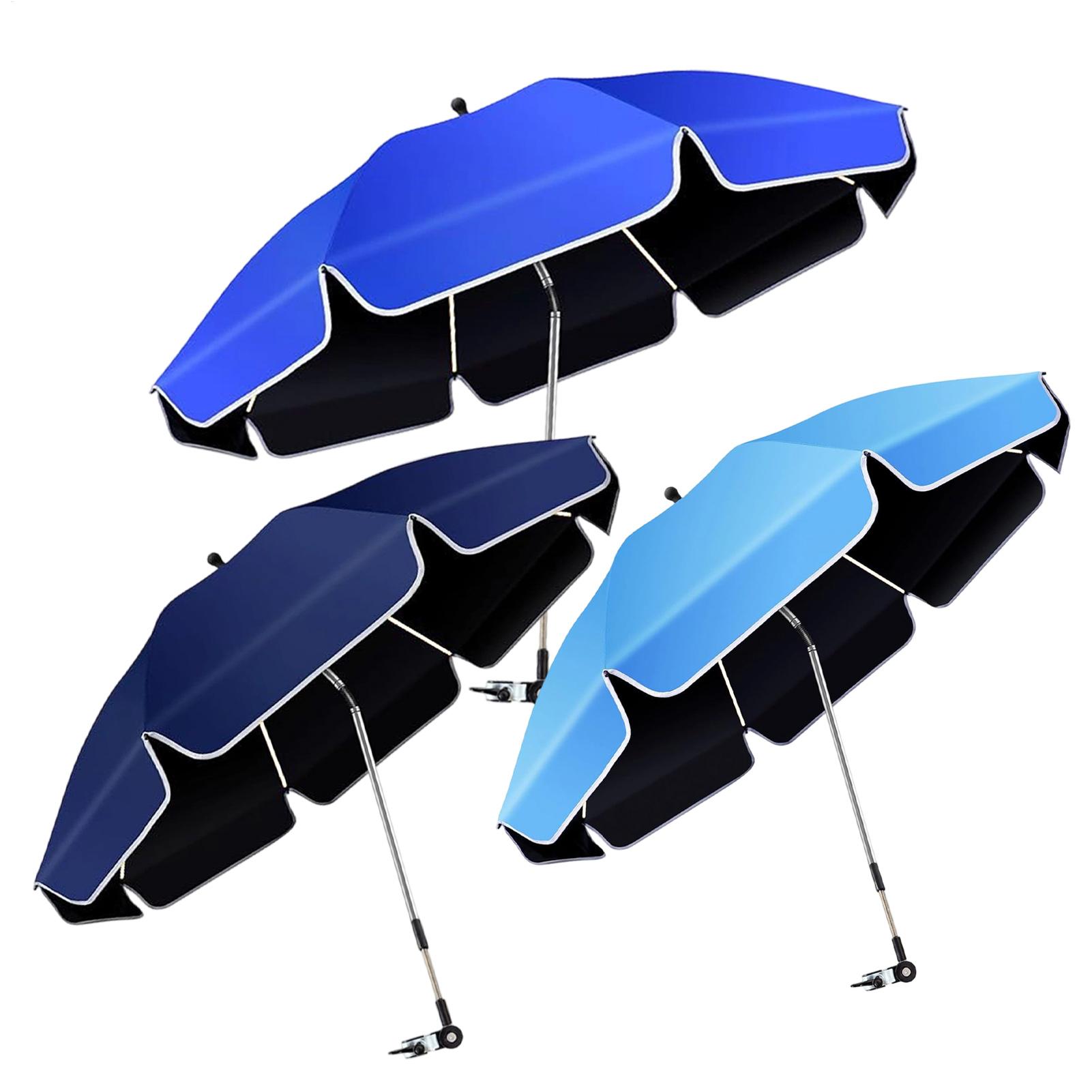 Outdoor Furniture Umbrella - Wodoodporny parasol plażowy z klipsem, obracany