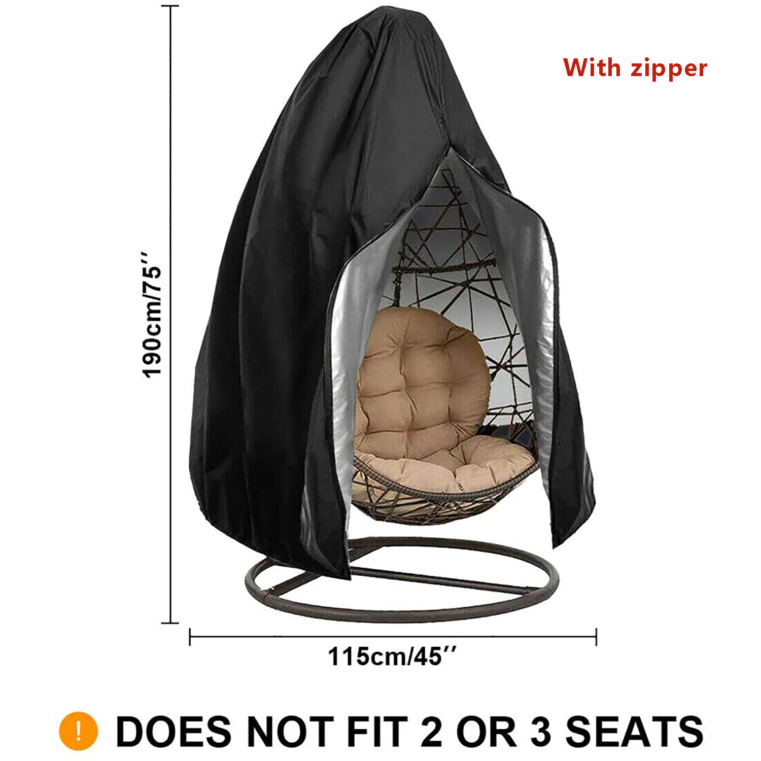 Pokrowiec na wiszący fotel jaj – Hanging Egg Chair recenzja i cena