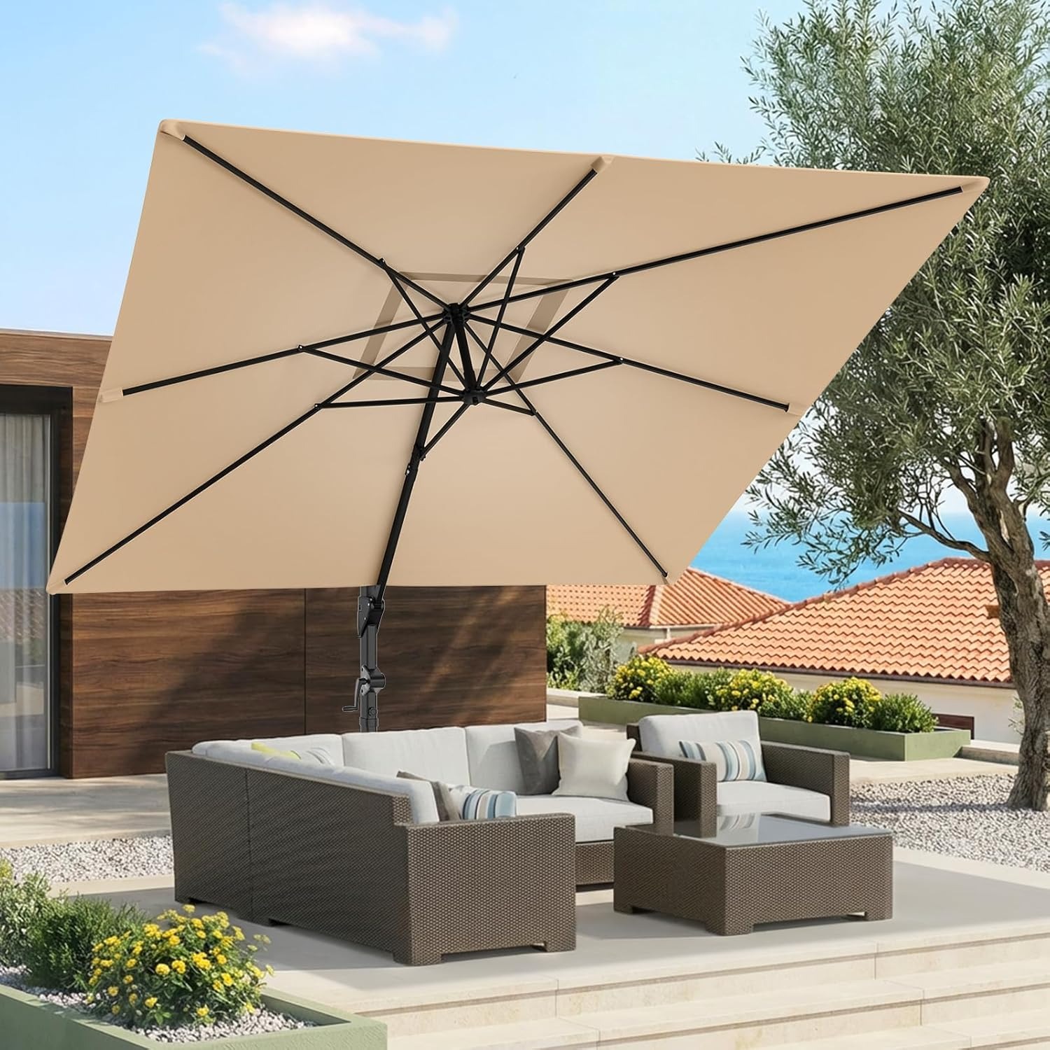 Parasol ogrodowy typu cantilev – Outdoor Furniture Umbrella recenzja i cena
