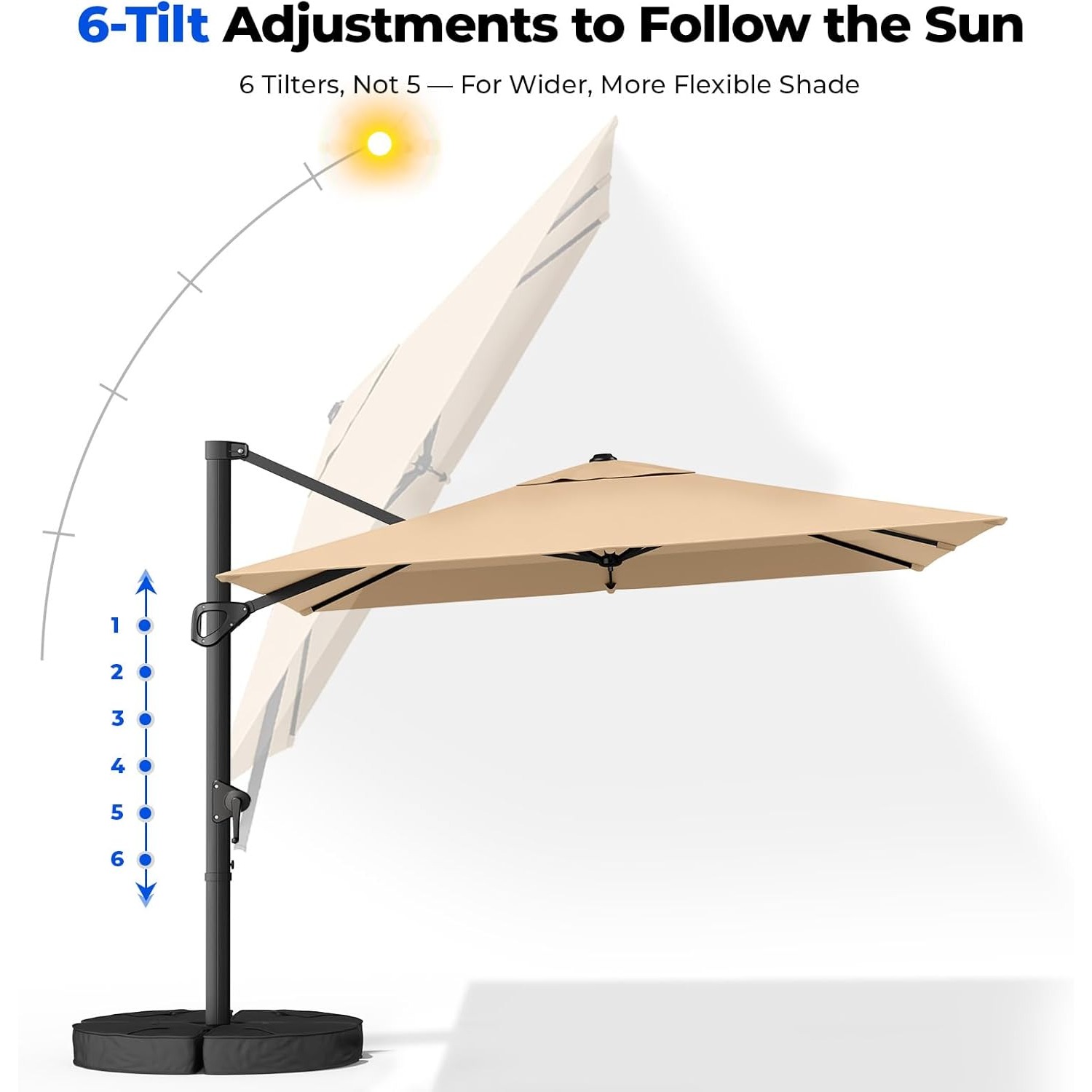 Parasol ogrodowy typu cantilev – Outdoor Furniture Umbrella recenzja i cena