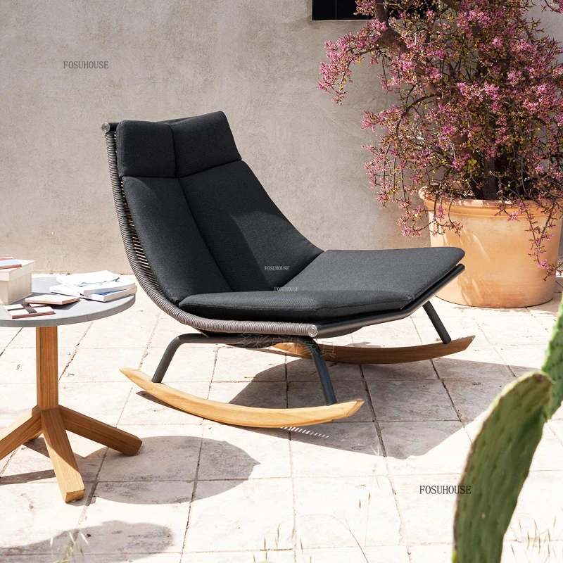 ✿ 。 Krzesło bujane na balkon,  – Outdoor Furniture Japanese Style recenzja i cena