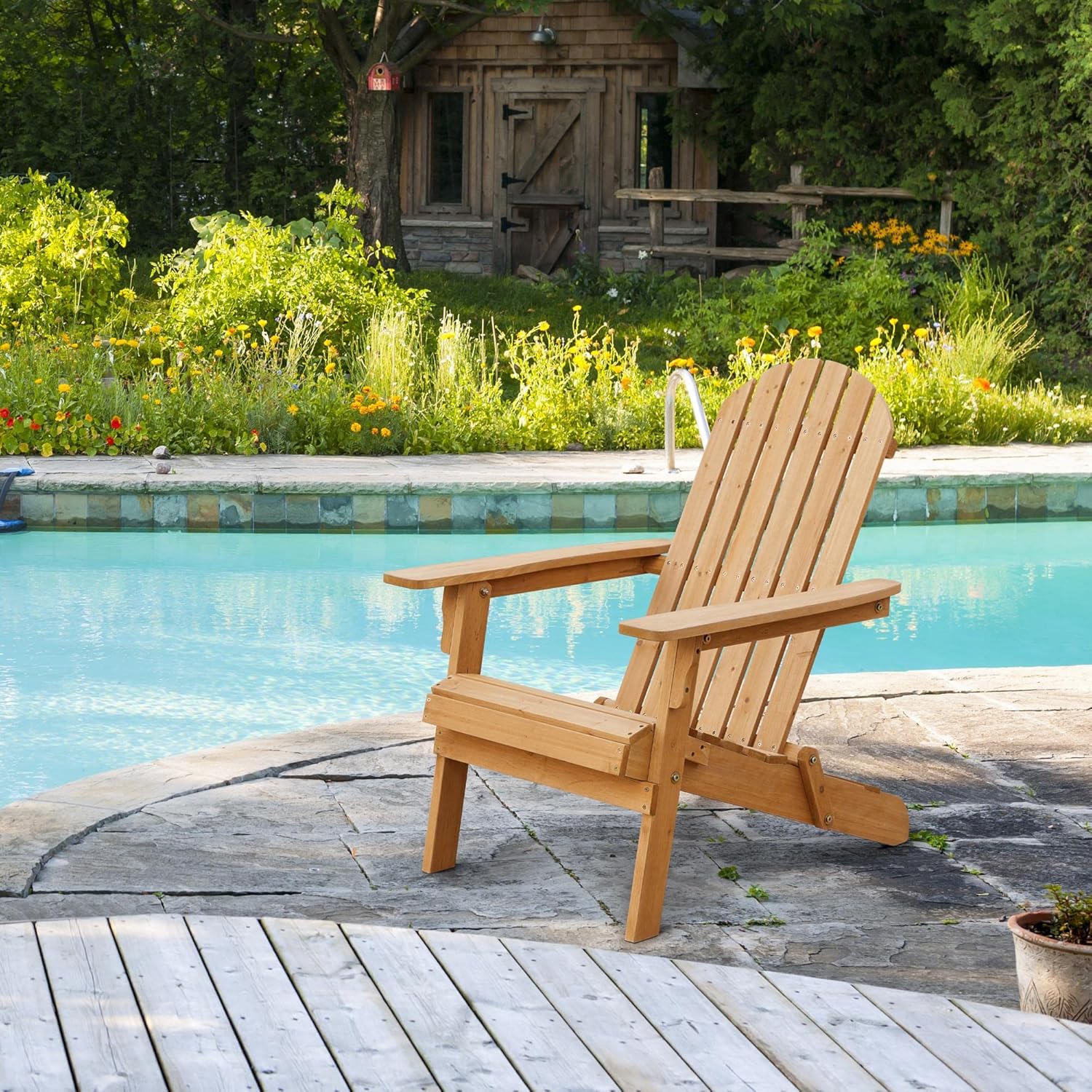 Składane krzesła Adirondack, z – Outdoor Furniture Metal Chairs recenzja i cena