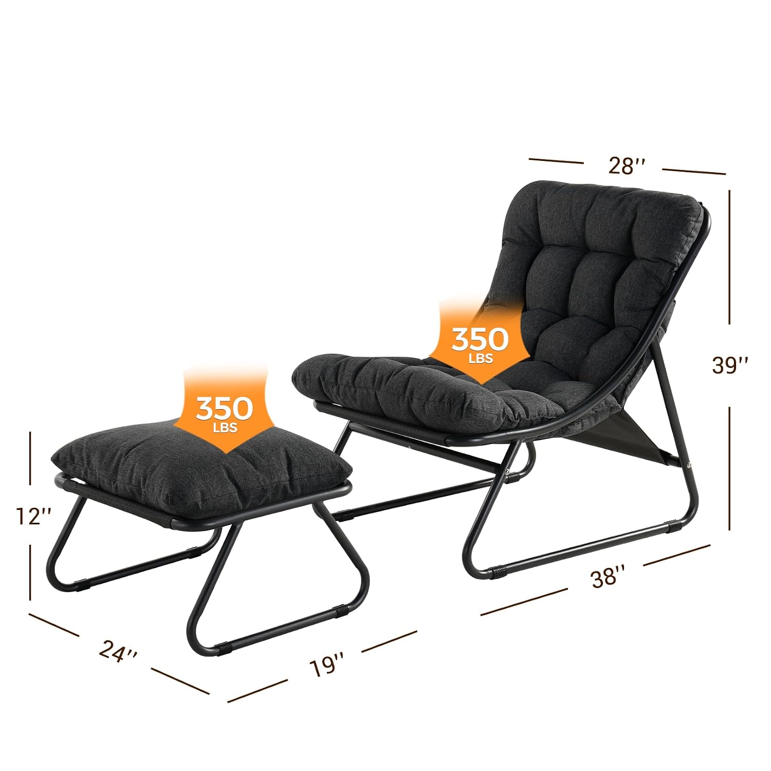 Krzesło wypoczynkowe na zewnąt – Outdoor Furniture Metal Chairs recenzja i cena