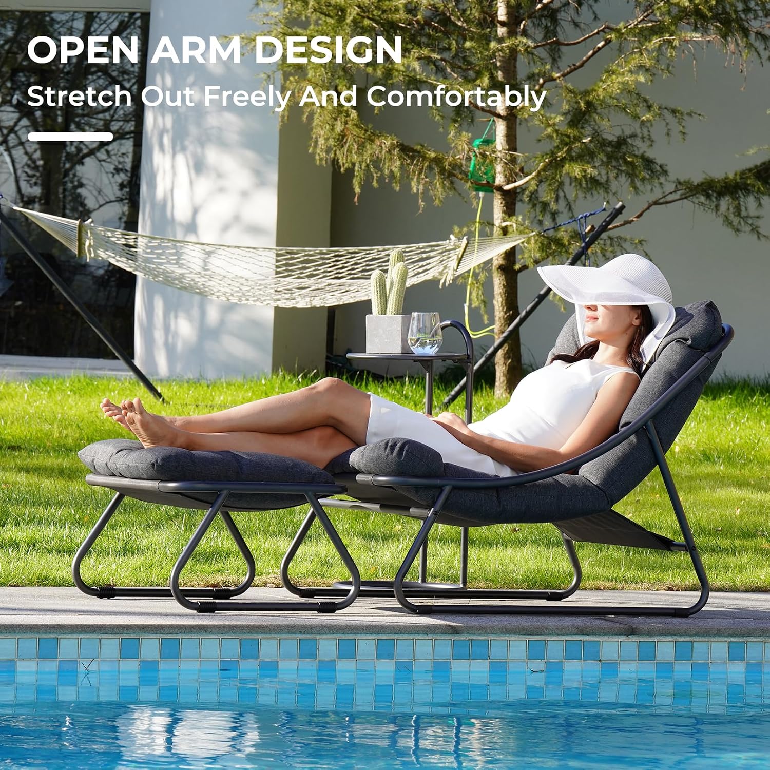 Krzesło wypoczynkowe na zewnąt – Outdoor Furniture Metal Chairs recenzja i cena