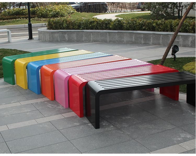 Ławka metalowa z blachy stalow – Outdoor Furniture Metal Chairs recenzja i cena