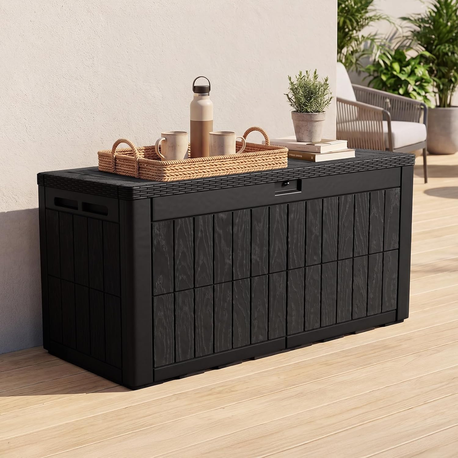 Duży pojemnik zewnętrzny o poj – Outdoor Furniture For Pool recenzja i cena