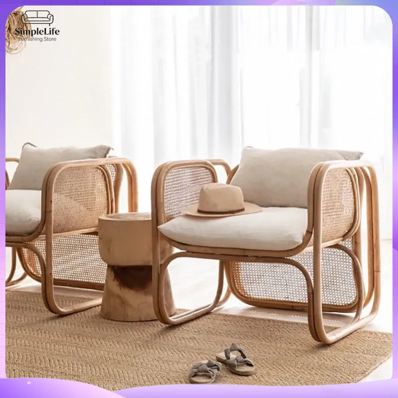 Japoński Styl Rattanowy Zestaw – Outdoor Furniture Japanese Style recenzja i cena
