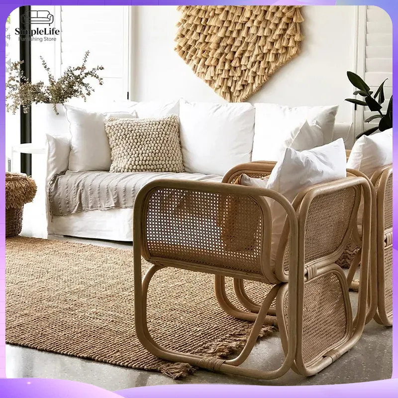 Japoński Styl Rattanowy Zestaw – Outdoor Furniture Japanese Style recenzja i cena
