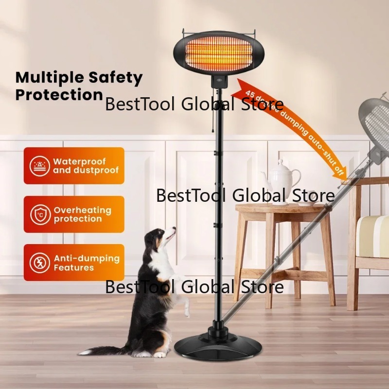 Wodoodporny Elektryczny Grzejn – Patio Heater Standing recenzja i cena