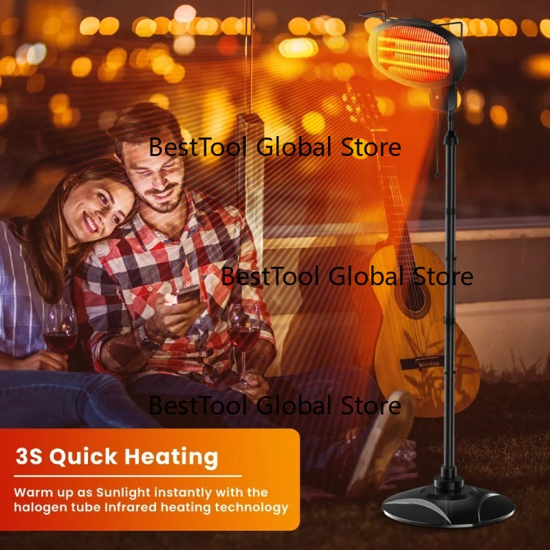 Wodoodporny Elektryczny Grzejn – Patio Heater Standing recenzja i cena