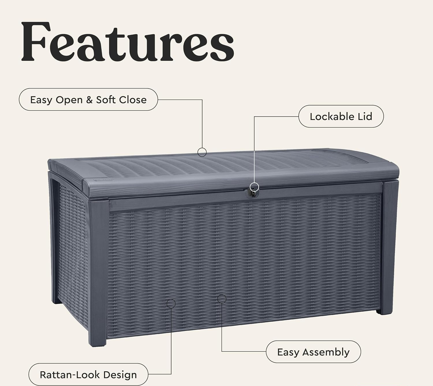 Skrzynia do przechowywania na  – Outdoor Furniture For Pool recenzja i cena