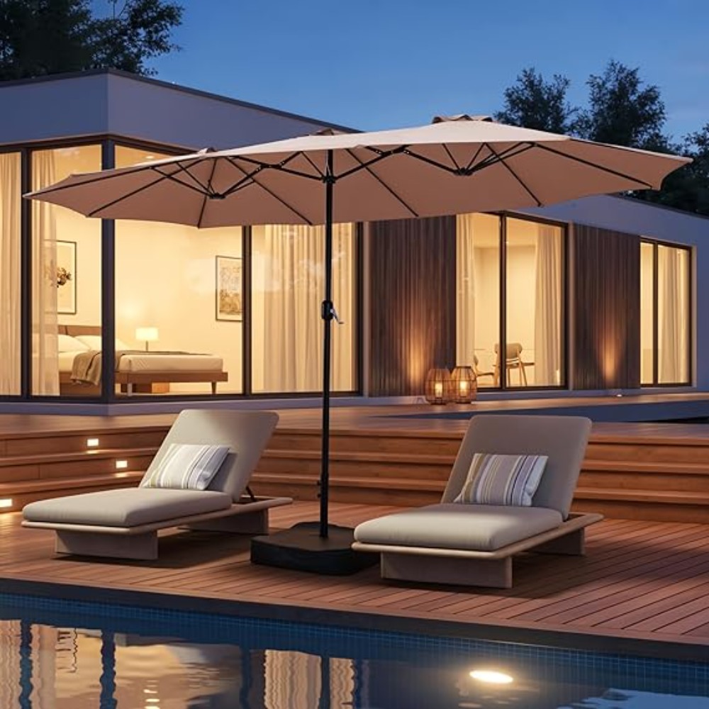 Parasol ogrodowy 4,5 m z podst – Outdoor Furniture Umbrella recenzja i cena