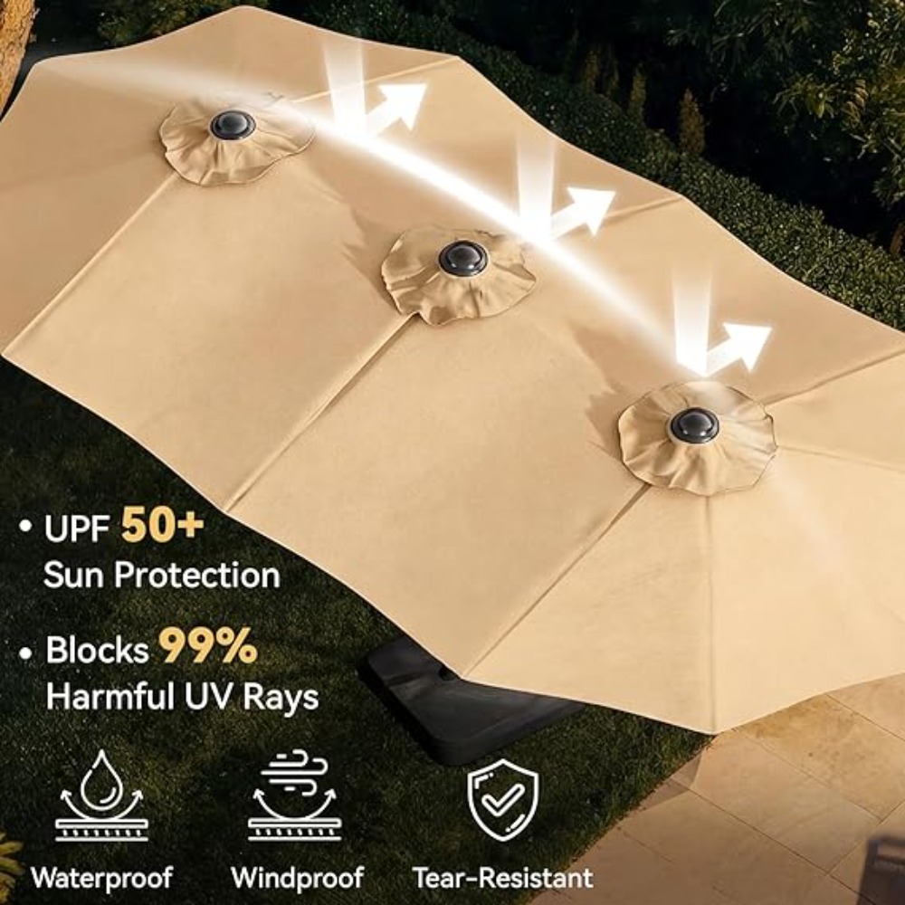 Parasol ogrodowy 4,5 m z podst – Outdoor Furniture Umbrella recenzja i cena