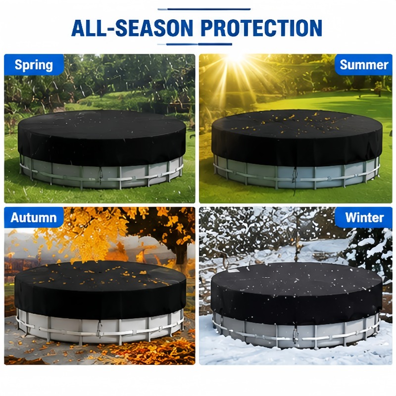 Oxford Round Pool Cover Wodood – Outdoor Furniture For Pool recenzja i cena