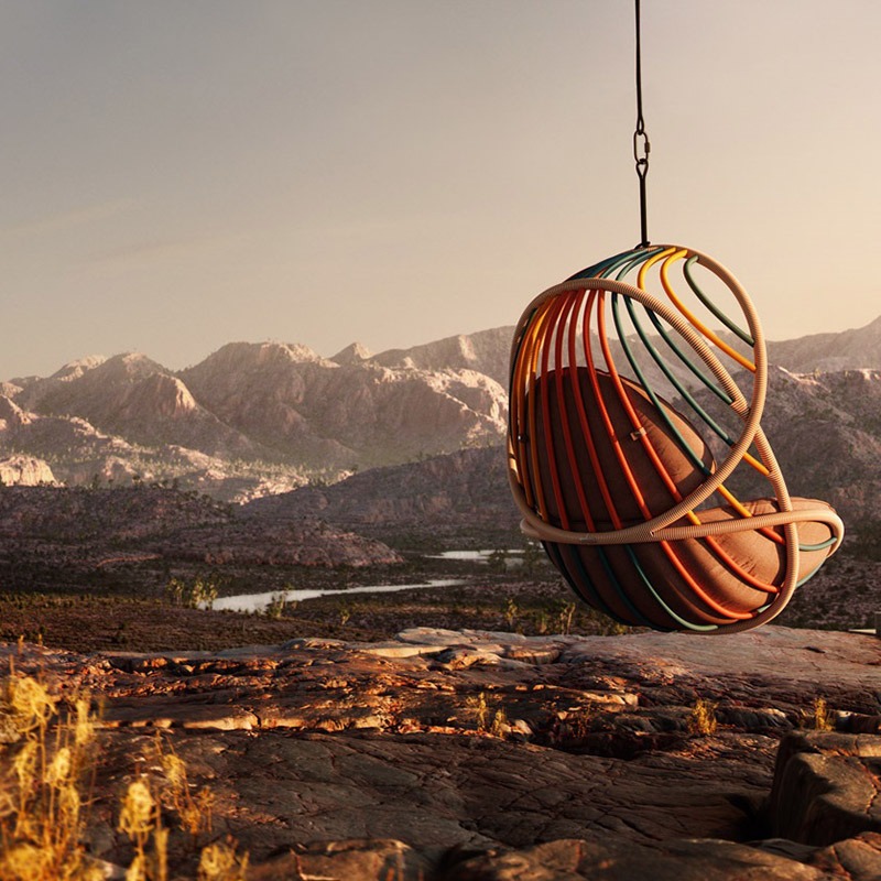 Krzesło wiszące w kształcie ja – Hanging Egg Chair recenzja i cena
