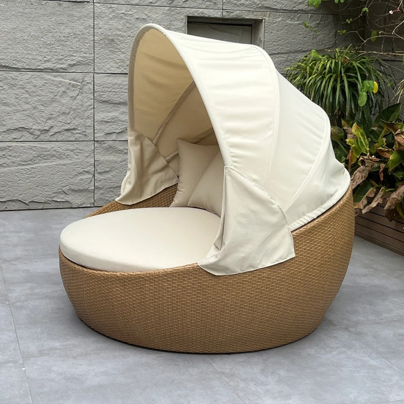 Leżanka, okrągła, odporna na r – Outdoor Furniture For Pool recenzja i cena