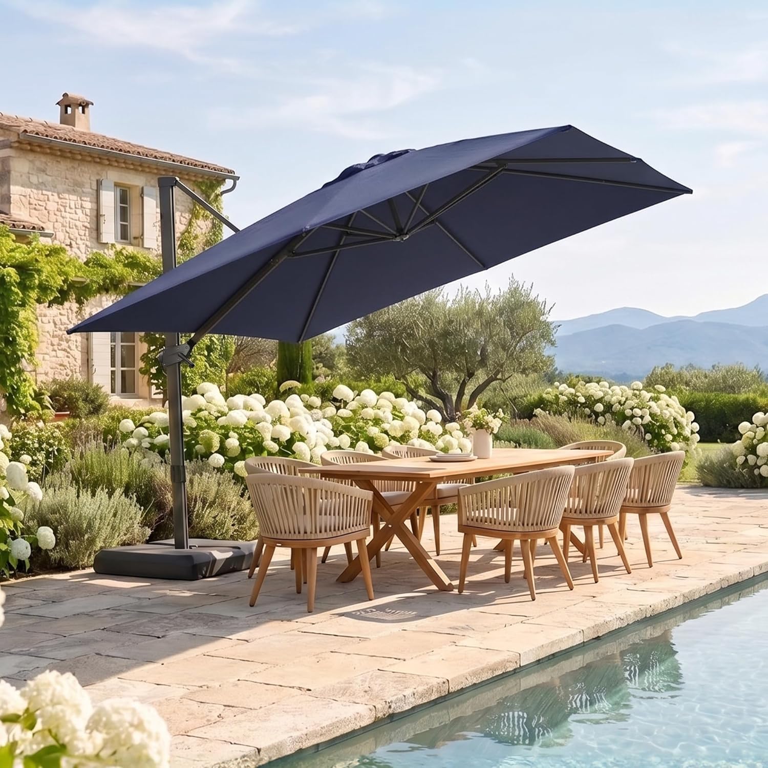 Parasol ogrodowy offsetowy 3x3 – Outdoor Furniture Umbrella recenzja i cena