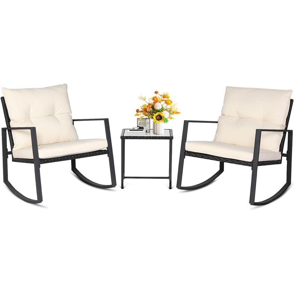 3-częściowy zestaw mebli ogrod – Bistro Table Set recenzja i cena