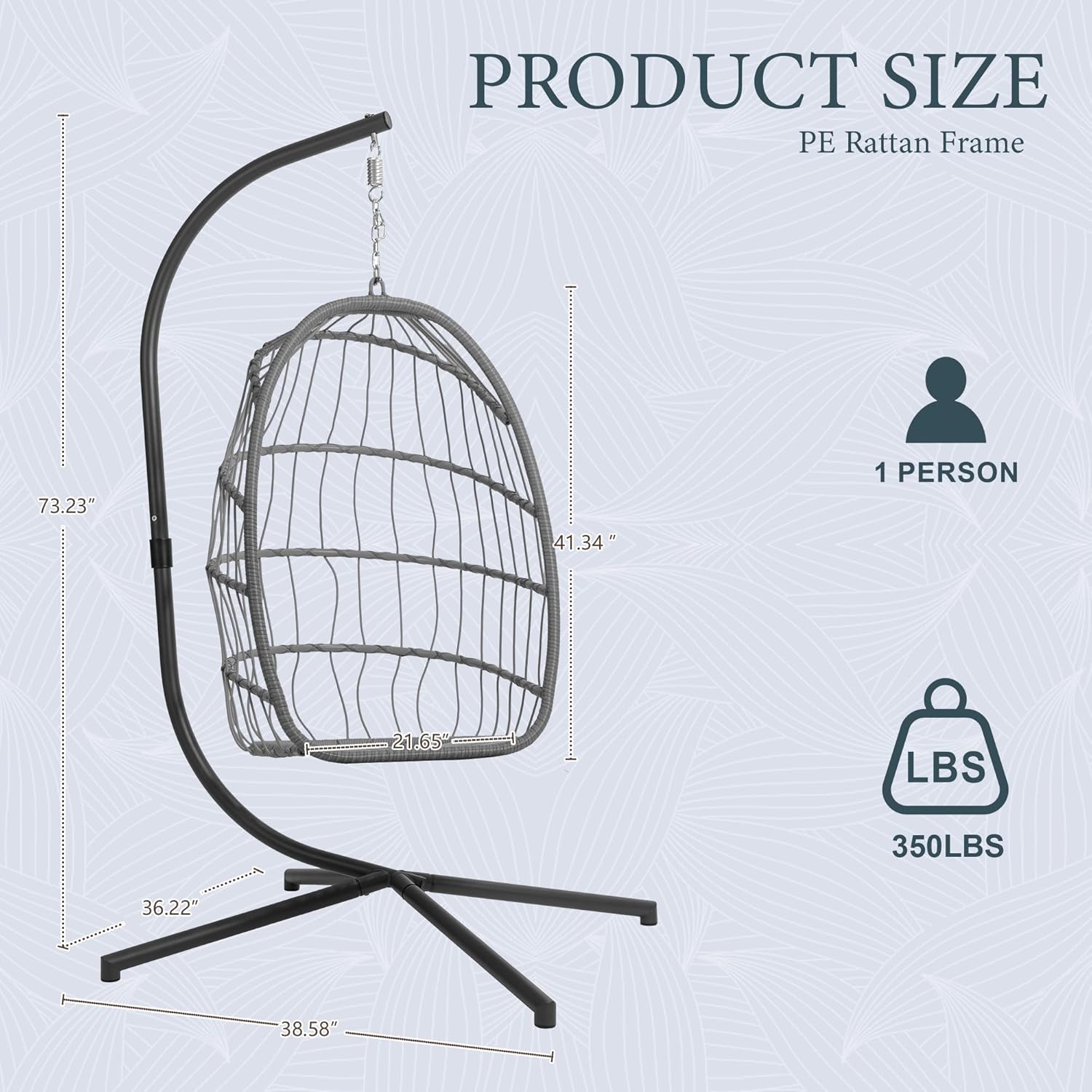 Wiszące krzesło w kształcie ja – Hanging Egg Chair recenzja i cena