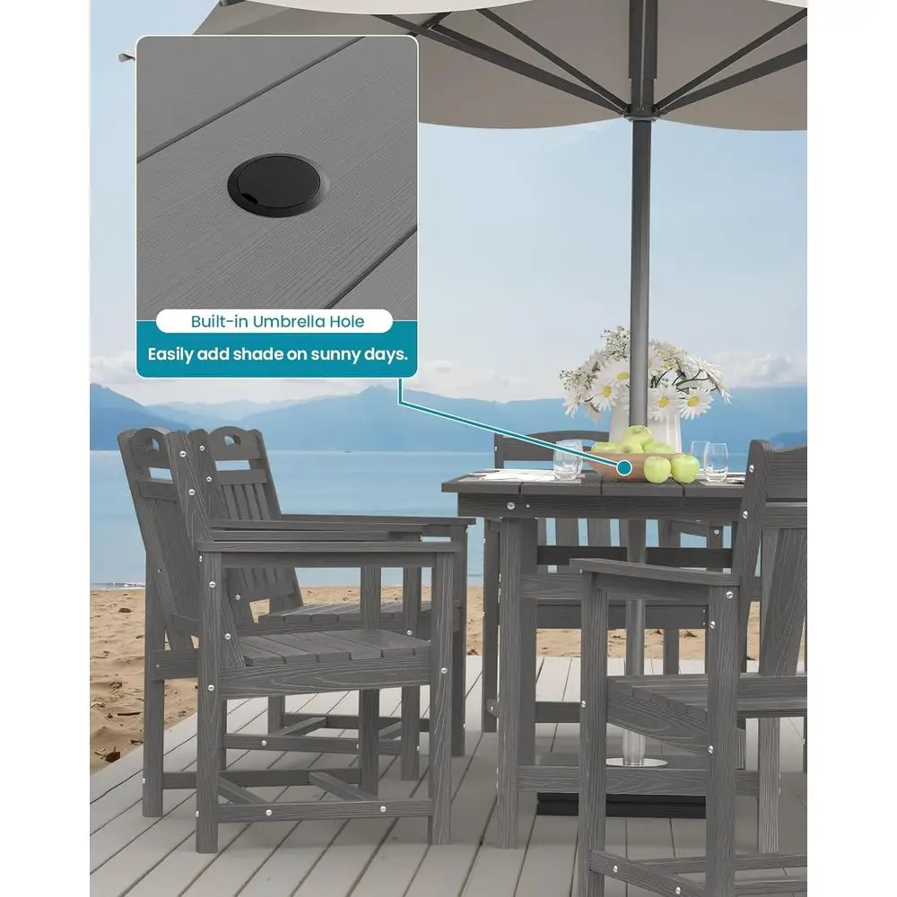 Zestaw 2 krzeseł ogrodowych z  – Outdoor Furniture Grey recenzja i cena