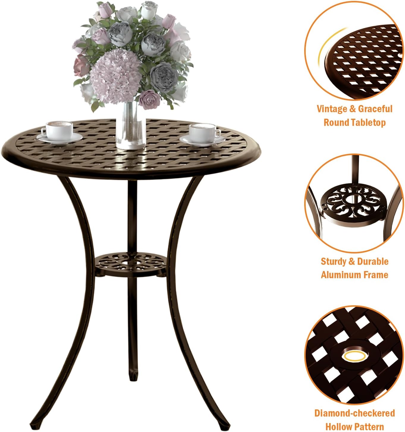 Zestaw bistro z odlewanego alu – Bistro Table Set recenzja i cena