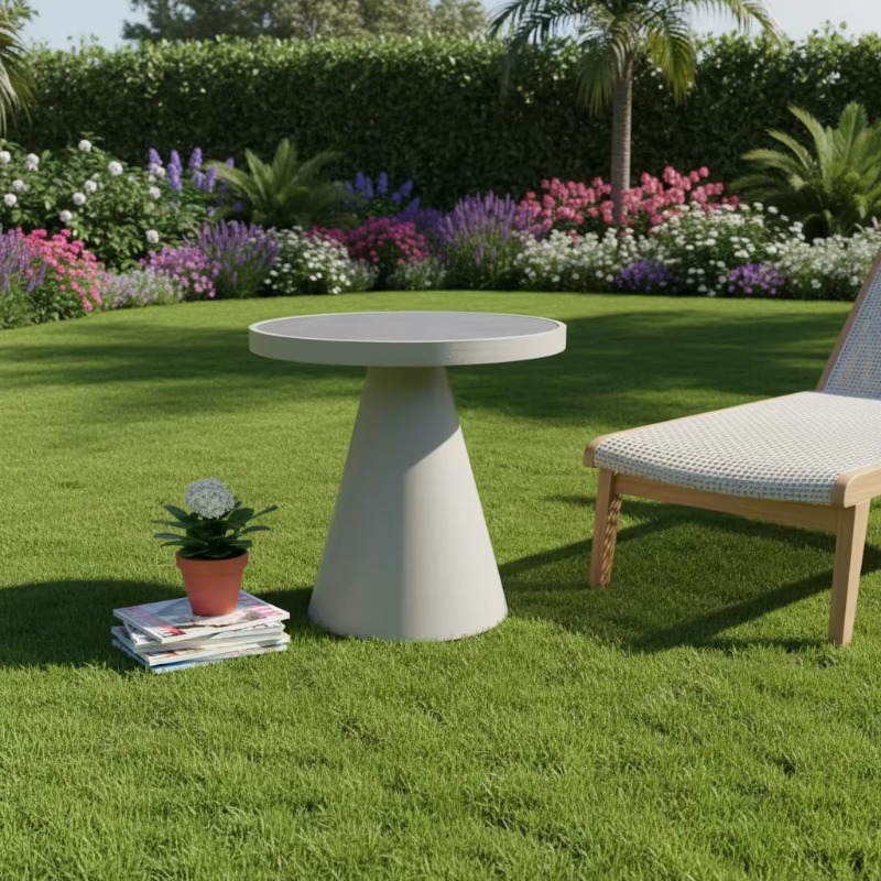 Nowoczesny nordycki okrągły st – Outdoor Furniture Japanese Style recenzja i cena