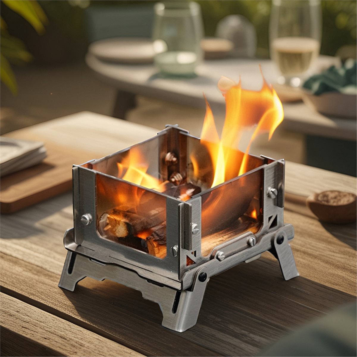 Przenośny piecyk kempingowy M1 – Patio Heater Standing recenzja i cena