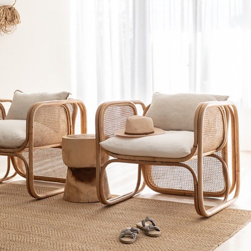 Japońska sofa z rattanu, zesta – Outdoor Furniture Japanese Style recenzja i cena