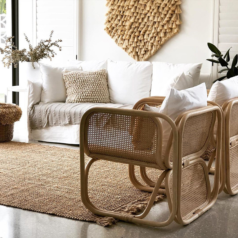 Japońska sofa z rattanu, zesta – Outdoor Furniture Japanese Style recenzja i cena