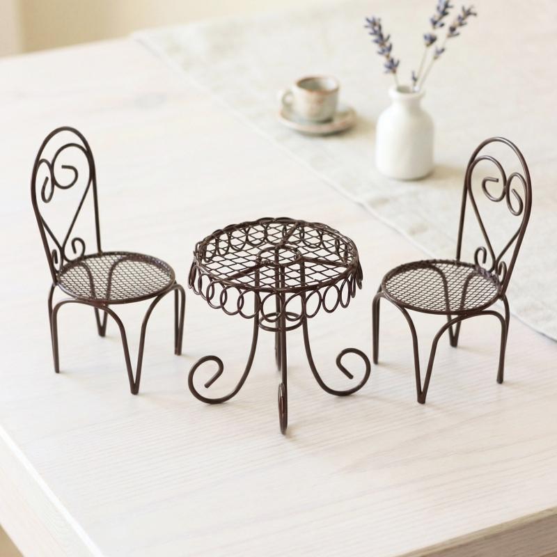 1/3 szt. Ozdoba do domku dla l – Bistro Table Set recenzja i cena