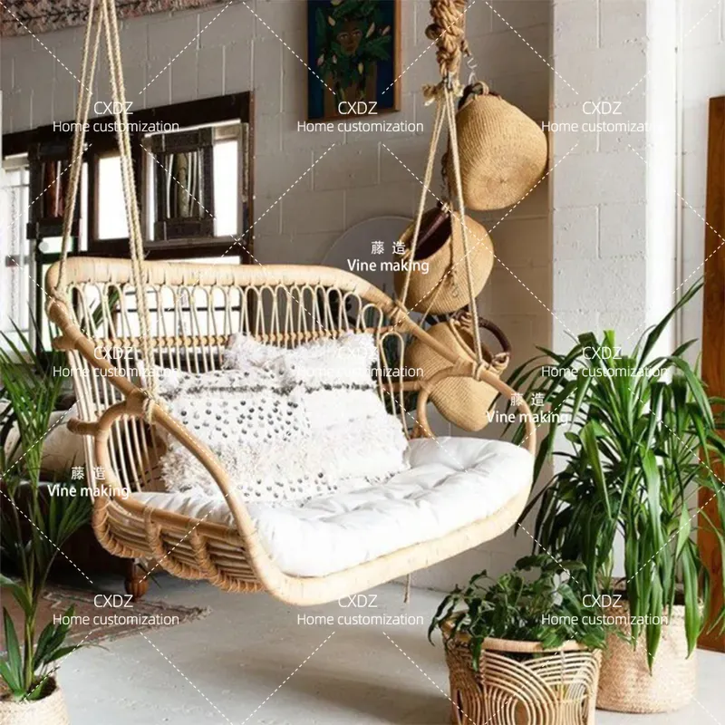 Podwójne wiszące krzesło ratta – Outdoor Furniture Japanese Style recenzja i cena