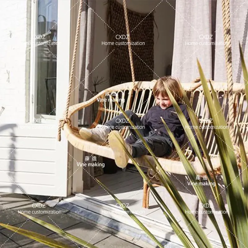 Podwójne wiszące krzesło ratta – Outdoor Furniture Japanese Style recenzja i cena