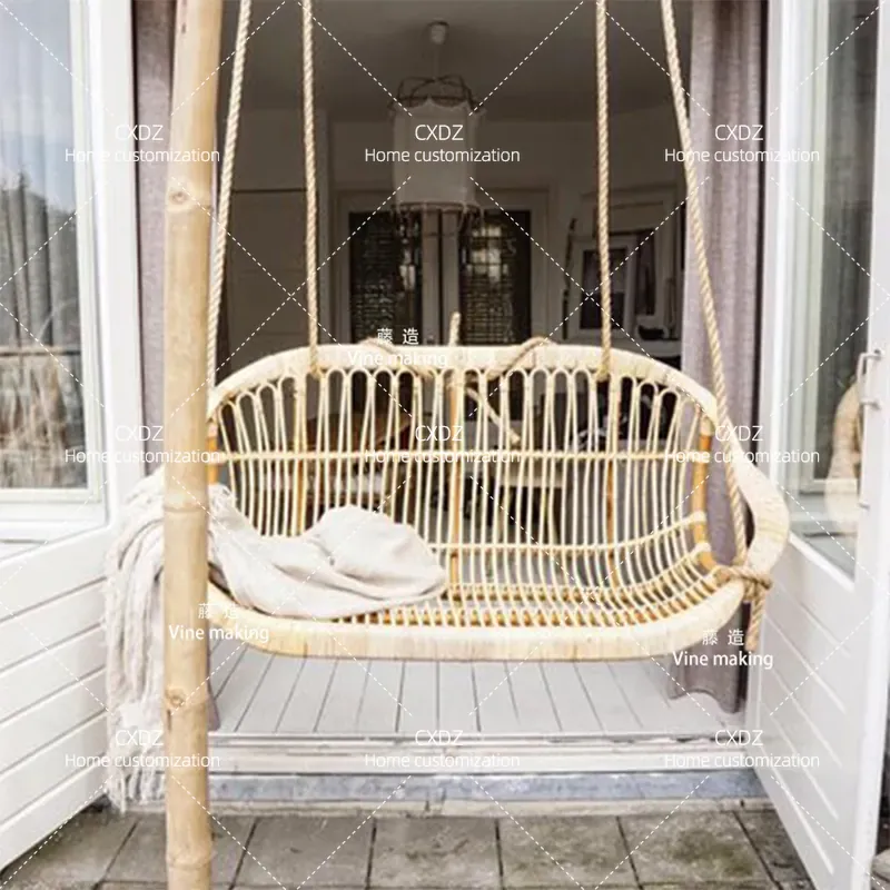Podwójne wiszące krzesło ratta – Outdoor Furniture Japanese Style recenzja i cena