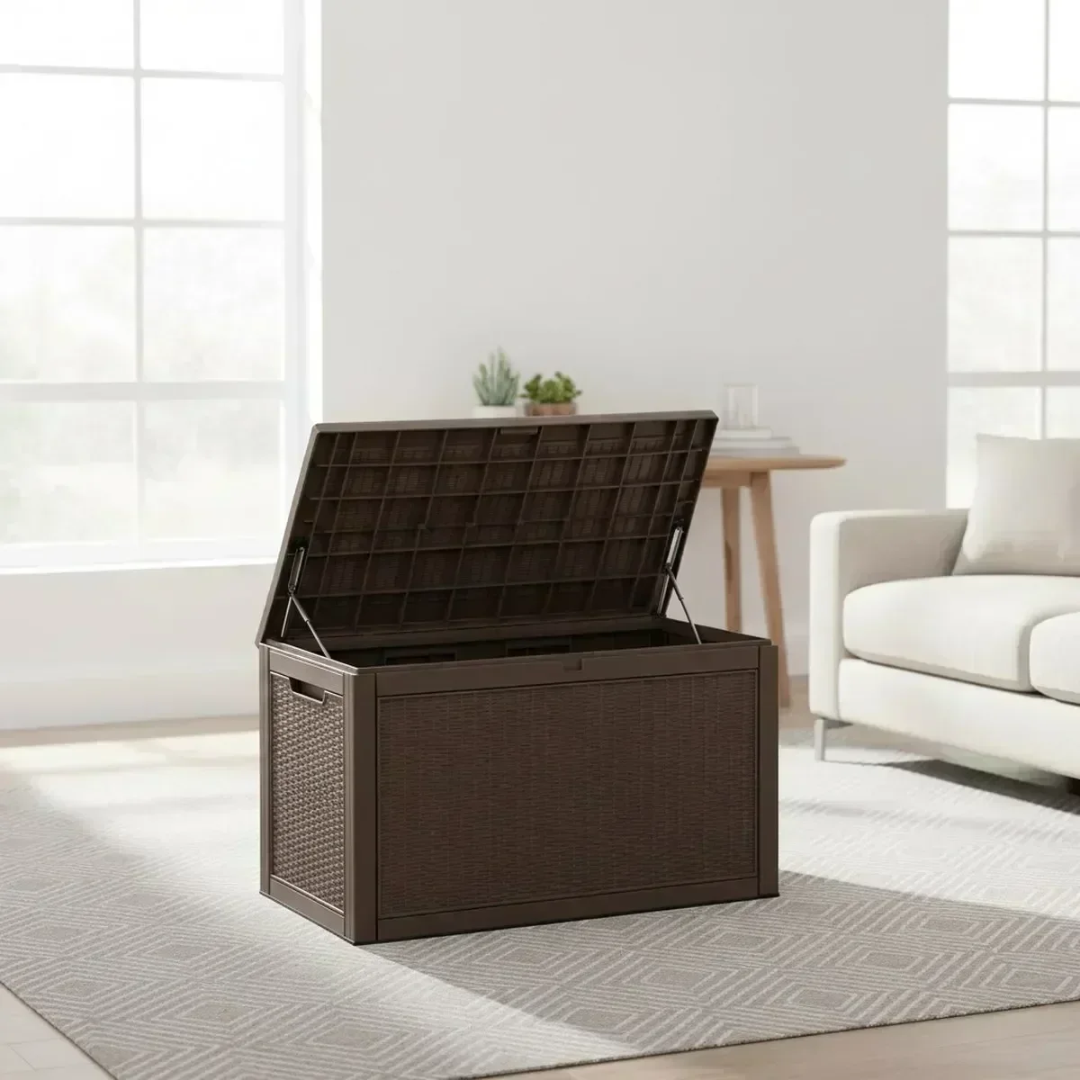 Duża ławka do przechowywania n – Outdoor Furniture Grey recenzja i cena