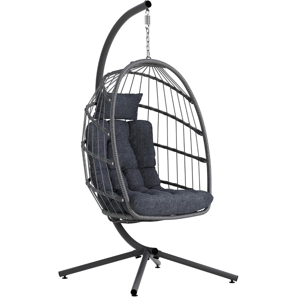 Zewnętrzny fotel jajko ze stoj – Hanging Egg Chair recenzja i cena