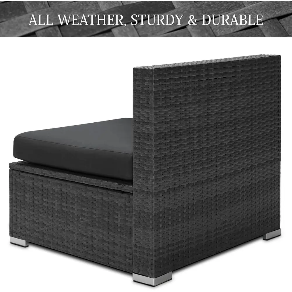 2-częściowy zestaw mebli ogrod – Outdoor Furniture Grey recenzja i cena
