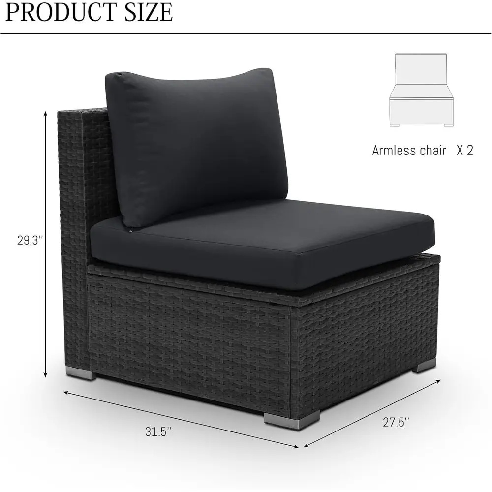 2-częściowy zestaw mebli ogrod – Outdoor Furniture Grey recenzja i cena