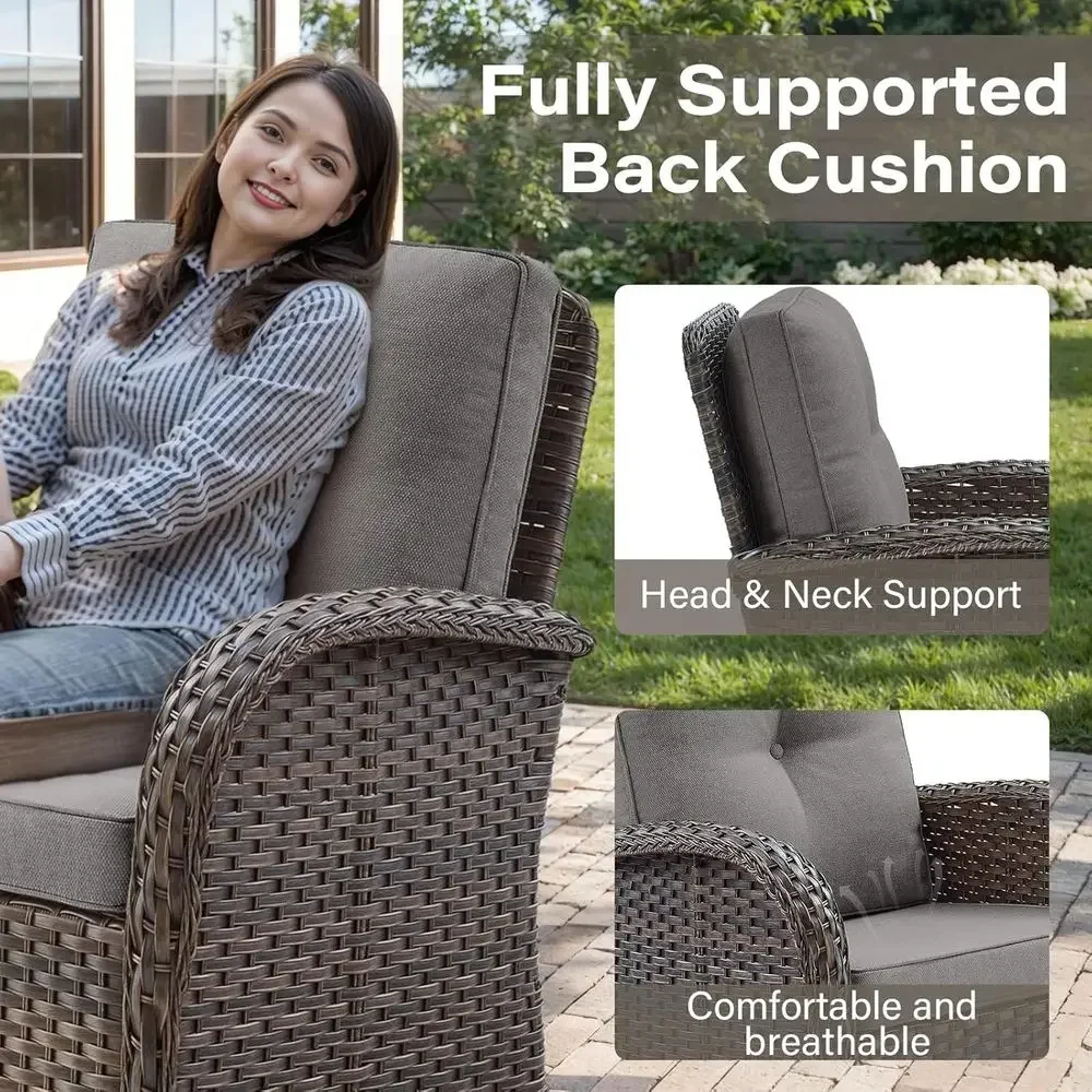 2-częściowy zestaw obrotowych  – Outdoor Furniture Grey recenzja i cena